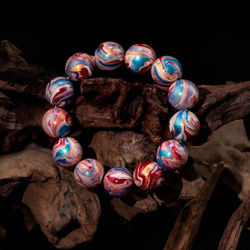 ハンドメイド ブレスレット バングル 漆器 漆塗り 飛ぶ リストバンド 古代の技術 黒檀 誕生日 周年記念日 彼氏 1枚目の画像