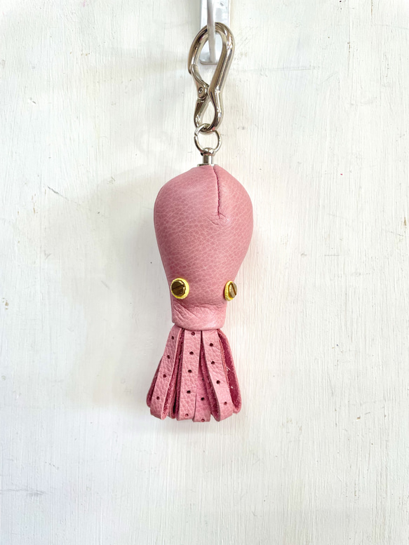 たこさんバッグチャーム（もも） キーリング ca-y-est-design