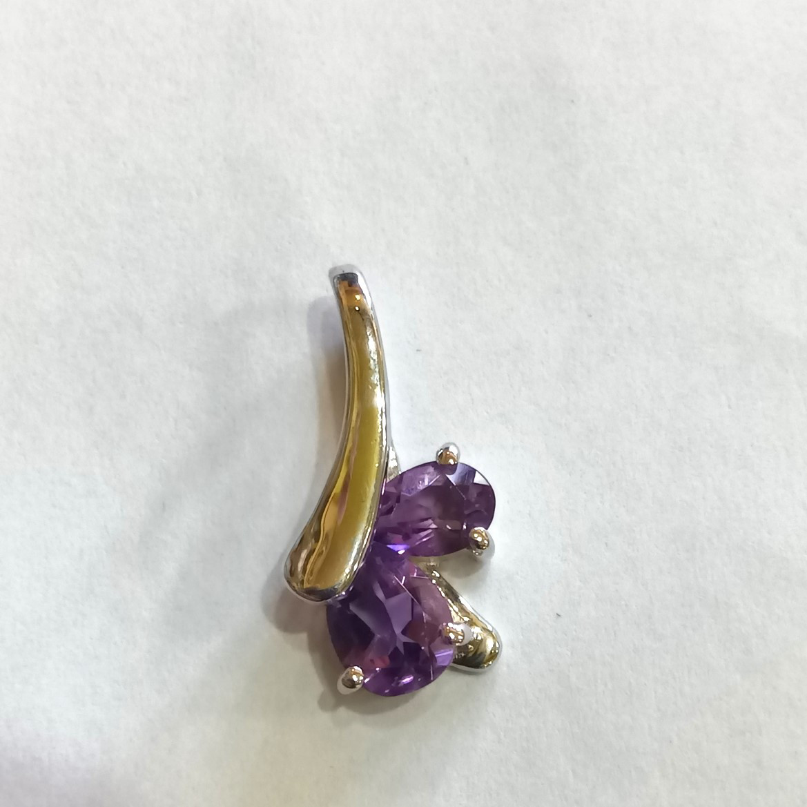 アメジスト　シルバー９２５　ペンダントトップ