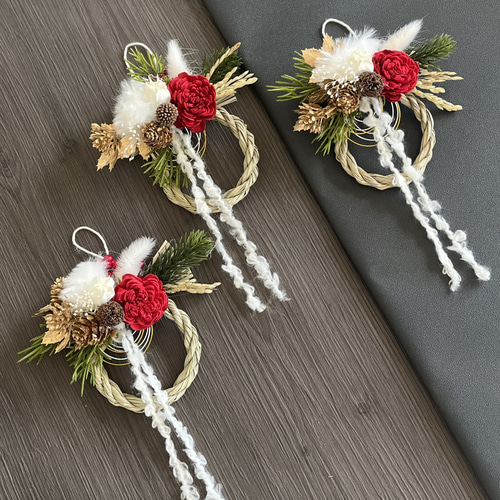 とむむ様♡ご確認用　開運♥️Luana♥️しめ縄ミニリース☆お正月飾り W✕G① a3df77d3c9a50a38533fa685f5010e