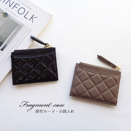 Tender Loin ブラック レザー キルティング 二つ折り財布 PRADA 二つ折り財布 黒 レザー キルティング