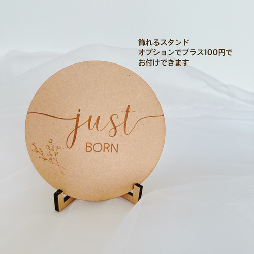 送料込] リボン レターバナー ハローワールド ジャストボーン ニュー