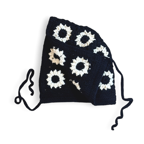 バラクラバ ニット帽 ニット 手編み 帽子 ニット帽・ビーニー nia's