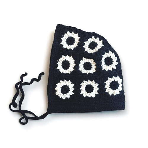 バラクラバ ニット帽 ニット 手編み 帽子 ニット帽・ビーニー nia's