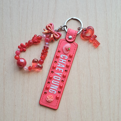 TWICE チェヨン キーホルダー レッド キーホルダー イミュ 通販