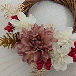 ダリア リース のおすすめ人気通販｜Creema(クリーマ) 国内最大の