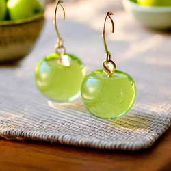 青りんご 青リンゴ りんご キーホルダー シャカシャカキーホルダー