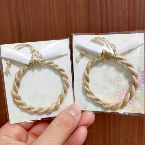精麻】しめ縄〈ミニ〉靈氣 ◇受注制作◇ しめ縄・しめ飾り 園の山 通販