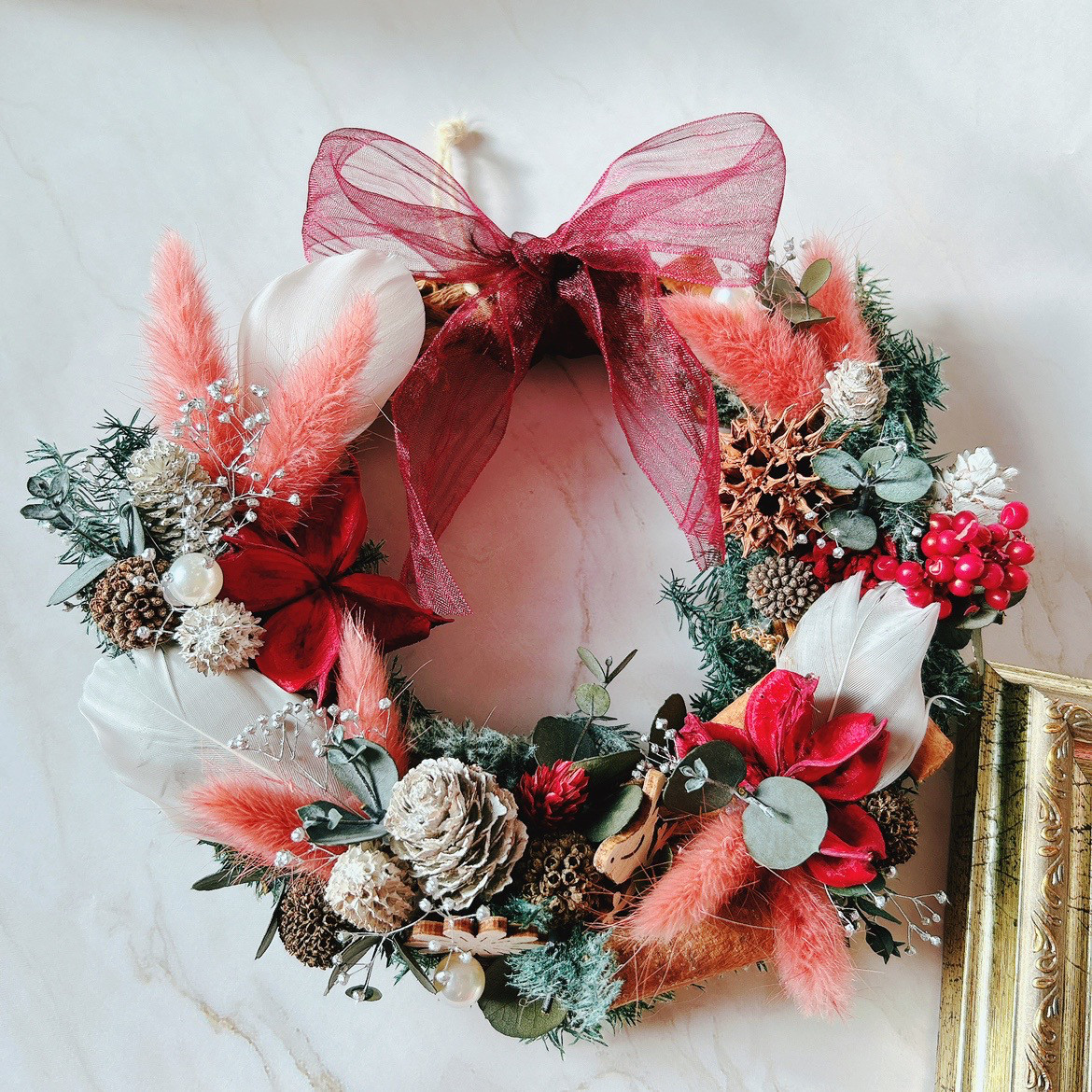 年中リース/実りのをよびこむ小鳥のさえずりリース