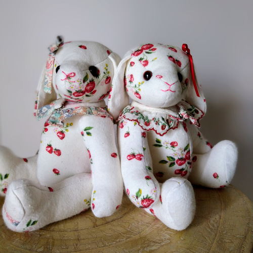 リメイクうさぎさん ぬいぐるみ kukuma 通販 18635166｜Creema