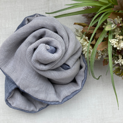 温活・お肌に優しい国産Wガーゼねじりスヌード スヌード Nukumori