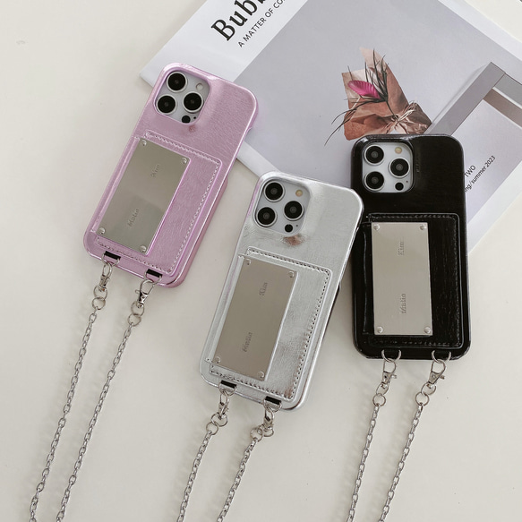スマホショルダー 多機種対応iPhone ケース カード収納 iPhone16