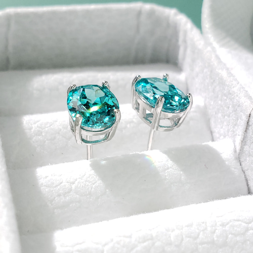 お得な福袋2025 パライバトルマリン 人工宝石 8x6mm 3点セット