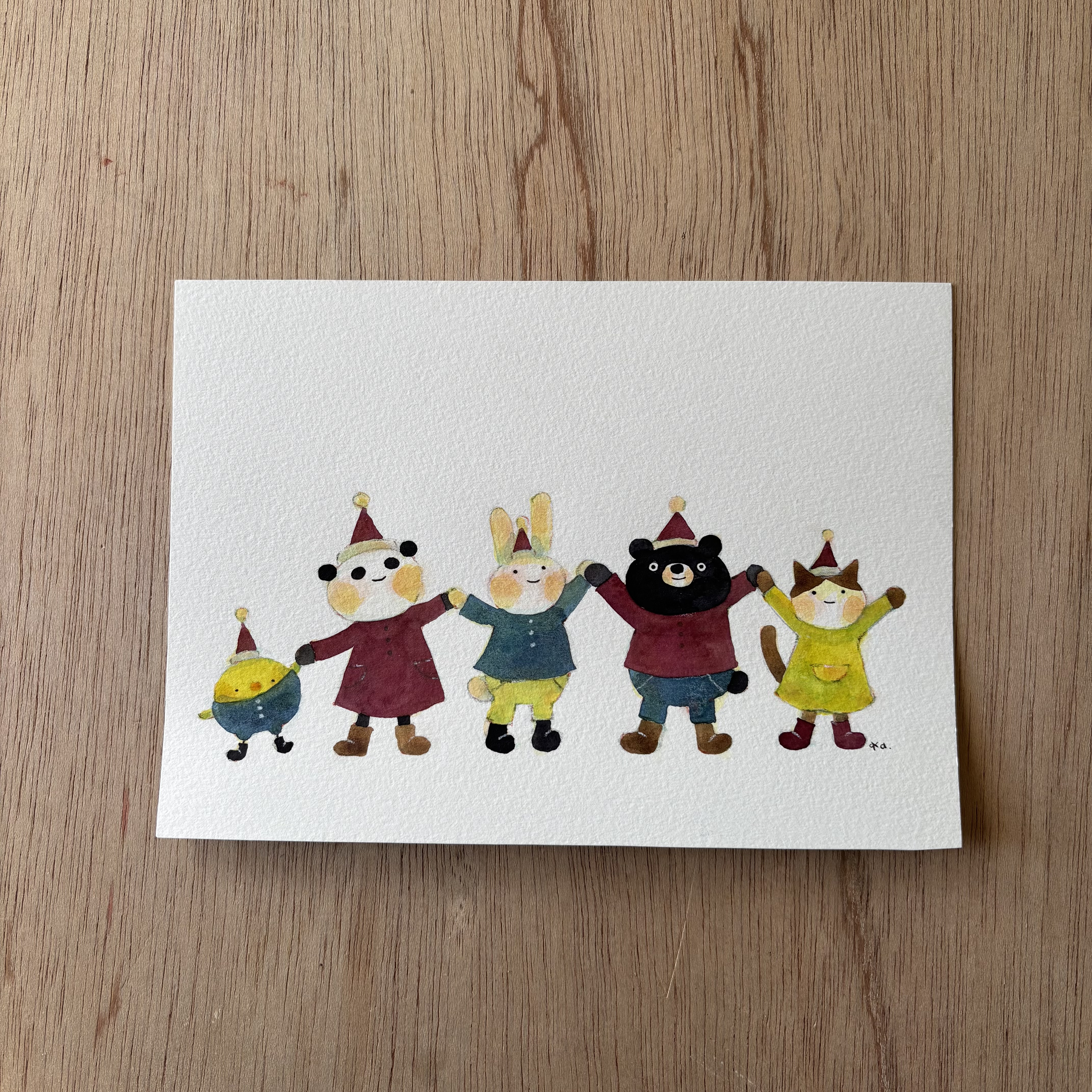 「みんなのクリスマス」原画　送料無料