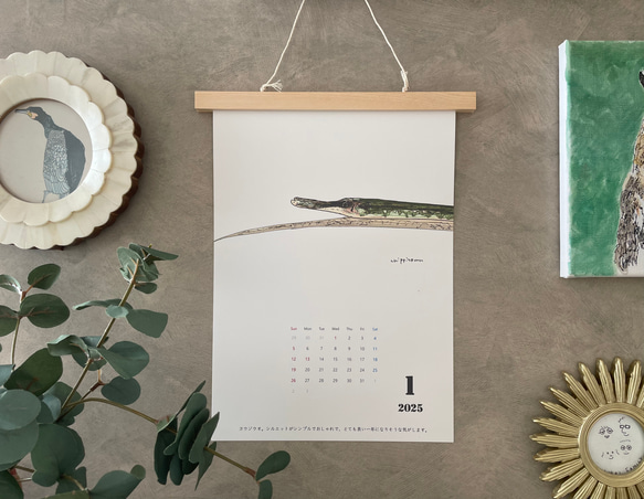 淡水魚だけのカレンダー　2026に変更可能 4枚目の画像