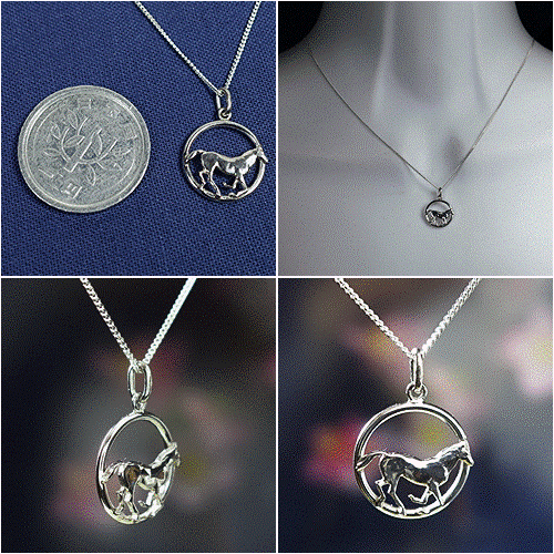 若駒シルバープチペンダント　（950シルバー 619PNS　 A101）