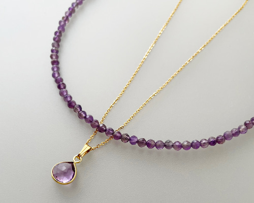 WGシリカ テラヘルツ　アメジストネックレス WGシリカ テラヘルツ アメジストネックレス