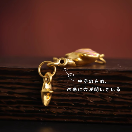 K2424K純金薔薇ペンダントで特別な日に24金ゴールドトップ中空24K