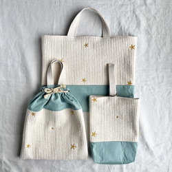 オトナ可愛い♡ヌビキルトフリルバッグ トートバッグ いちはな