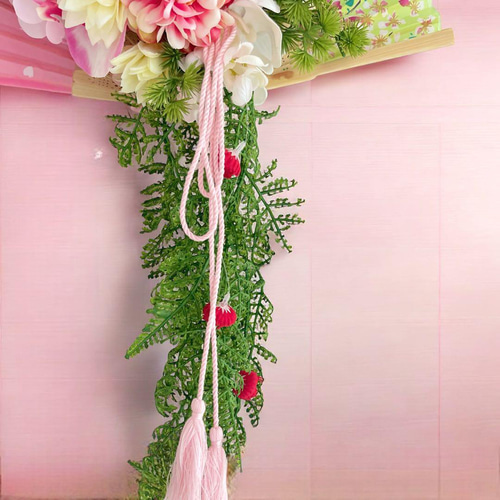 【クリームグリーンマム 】 しめ縄リース お正月飾り しめ縄 しめ飾り しめ縄 しめ縄リース しめ飾り しめ縄飾り 門松 正月アレンジ 正月飾り