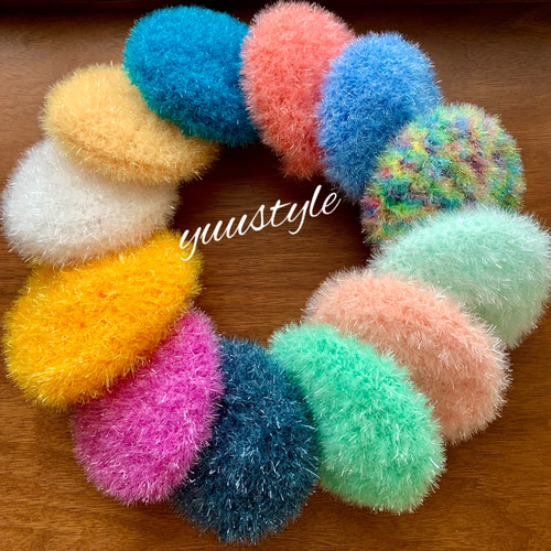 No.316★まぁ★ポリエステルタワシ　韓国スセミ 大人気！韓国スセミタワシ3個セット その他キッチン小物 yuustyle 通販