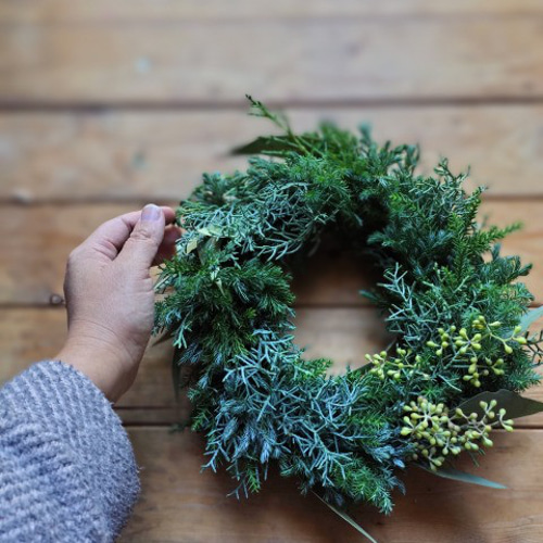 グリーンの香りでほっとひといき 数種類のグリーンで彩るフレッシュ