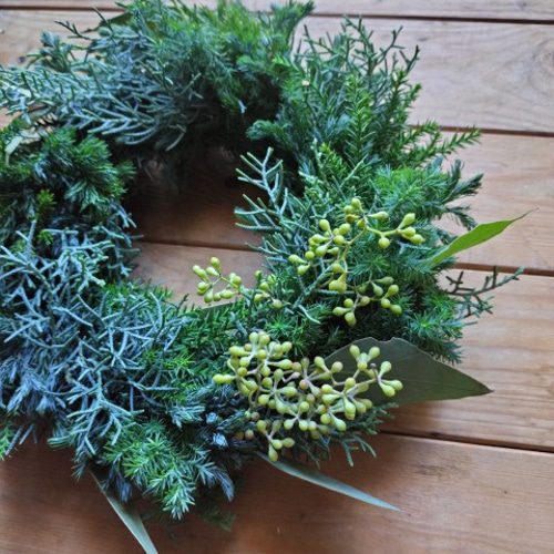 グリーンの香りでほっとひといき 数種類のグリーンで彩るフレッシュ