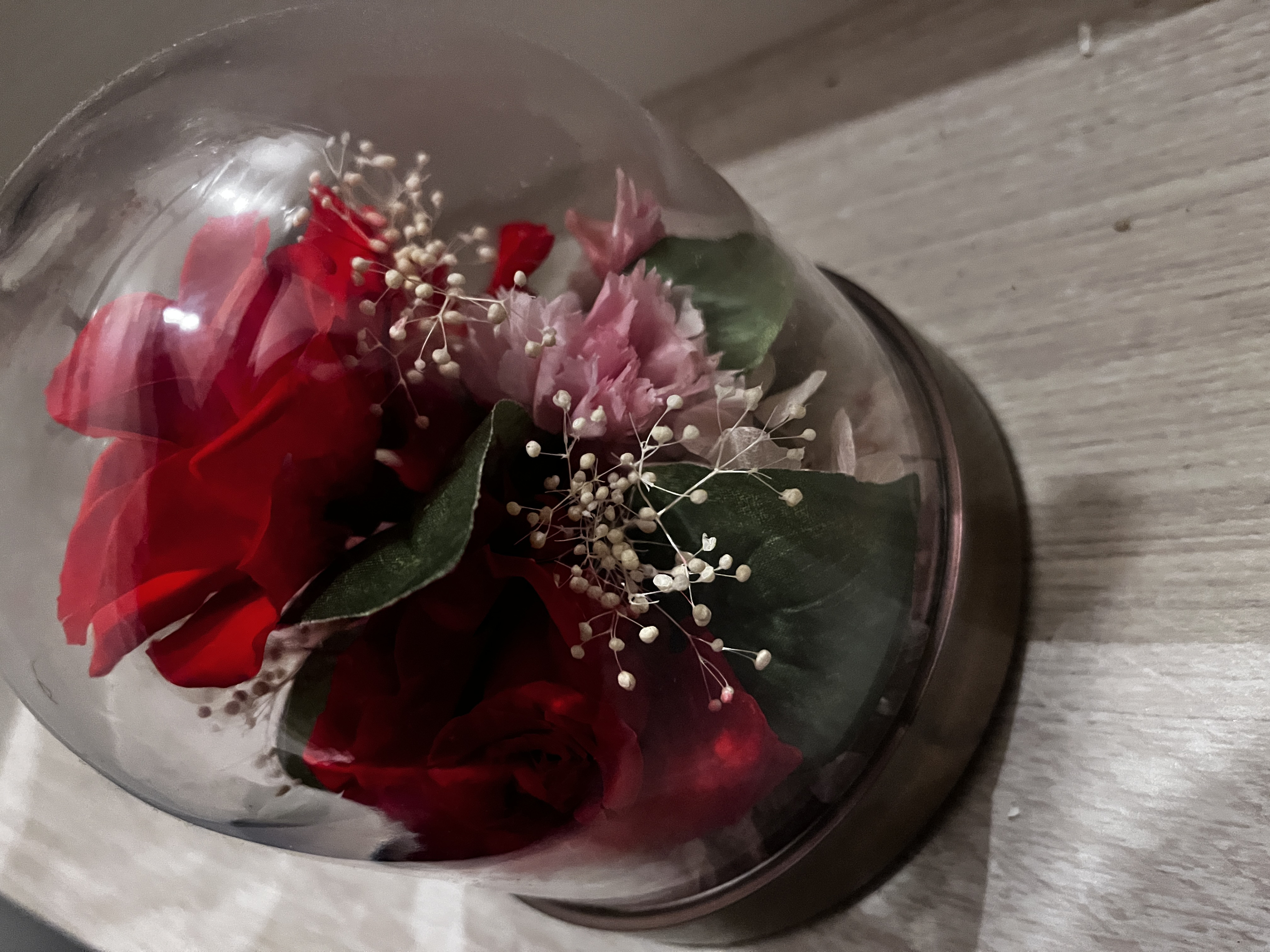 ドーム型プリザーブドフラワー 4,740円