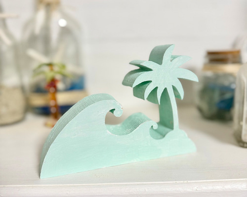 HAWAII やしの木　小物入れ　置き物　ギャル　サーフ　アンティーク　レトロ ヤシの木のデザイン 置物 オブジェ カリフォルニアインテリア 西海岸