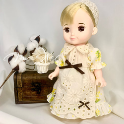 ソランちゃん♡レミンちゃん♡メルちゃん 着せ替え服 みもざのエプロン