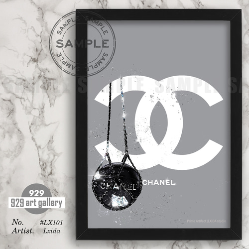 オマージュアート オマージュアートインテリアポスター＃LX101☆ハンドメイド 絵画 929