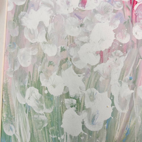 抽象画 【泡沫】 原画 絵画 アート アクリル画 インテリア 送料無料 額