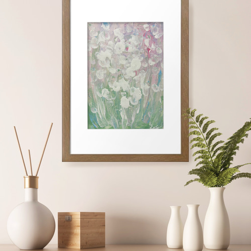 抽象画 【泡沫】 原画 絵画 アート アクリル画 インテリア 送料無料 額