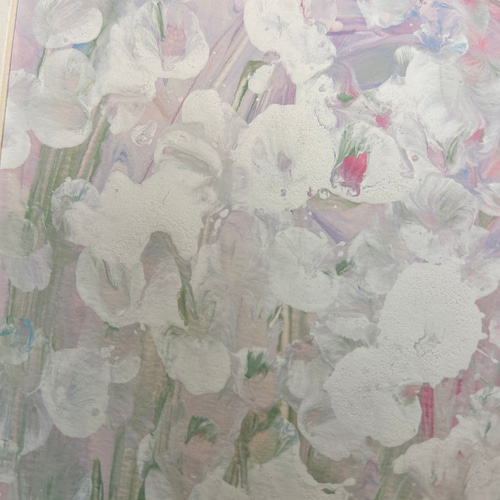 抽象画 【泡沫】 原画 絵画 アート アクリル画 インテリア 送料無料 額