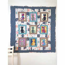 キルト　タペストリー　ねこ 7b107e5c94a0a966760ab4993f429f