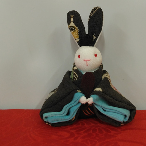 縮緬の雛人形 うさぎ2 ひな人形・雛飾り haru2976 通販 18637602