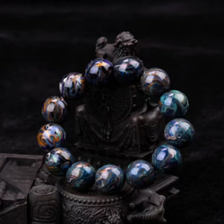 ハンドメイド ブレスレット バングル 漆器 漆塗り 魔法 リストバンド 古代の技術 黒檀 誕生日 周年記念日 彼氏 4枚目の画像