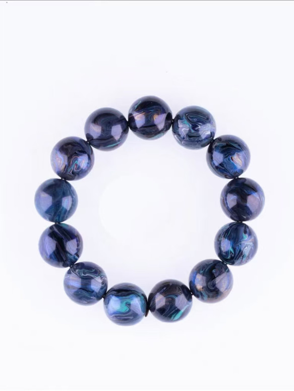 ハンドメイド ブレスレット バングル 漆器 漆塗り 魔法 リストバンド 古代の技術 黒檀 誕生日 周年記念日 彼氏 2枚目の画像