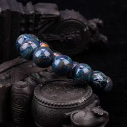 ハンドメイド ブレスレット バングル 漆器 漆塗り 魔法 リストバンド 古代の技術 黒檀 誕生日 周年記念日 彼氏 5枚目の画像