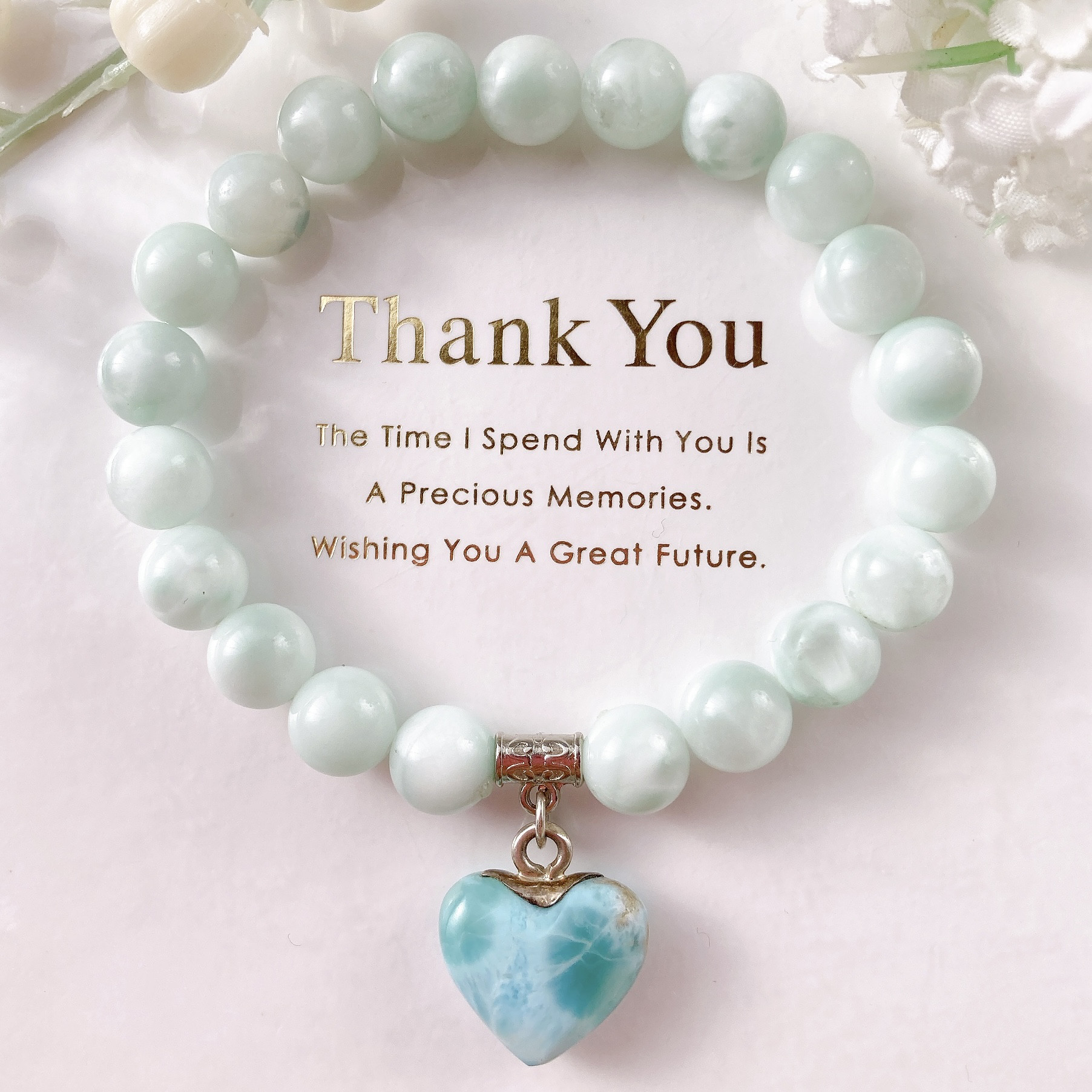 天然 A貨ラベンダー翡翠ヒスイ 本ヒスイ ブレスレット 11.3mm