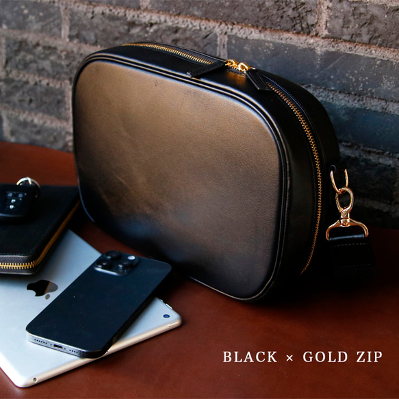 3WAY仕様  収納多数で旅行、出張、ビジネスに大活躍。本革ショルダーバッグ スキミング防止機能 12枚目の画像