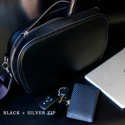 3WAY仕様  収納多数で旅行、出張、ビジネスに大活躍。本革ショルダーバッグ スキミング防止機能 13枚目の画像