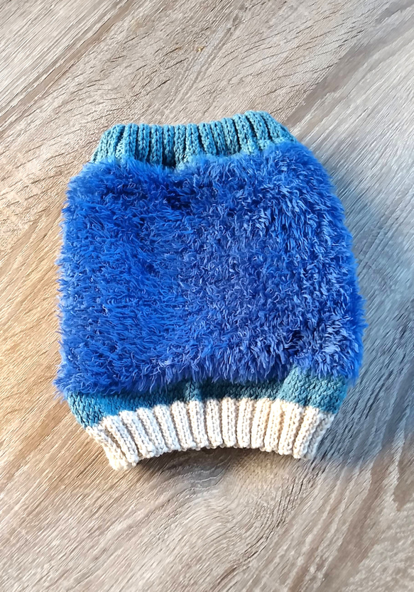 受注製作　新色追加　犬用ふわふわニットベスト風セーター　SS～LL 4枚目の画像