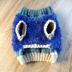 受注製作　新色追加　犬用ふわふわニットベスト風セーター　SS～LL 5枚目の画像