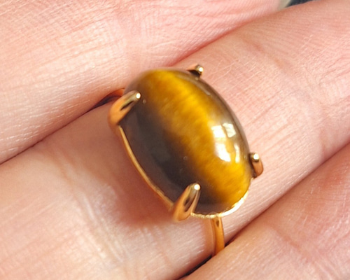 タイガーアイリング14号 指輪・リング annemo 通販 18639120