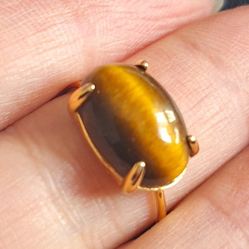 タイガーアイリング14号 指輪・リング annemo 通販 18639120