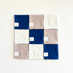 【数量限定】ミニハンカチ_ダブルガーゼ綿100％_選べるカラー3色 4枚目の画像