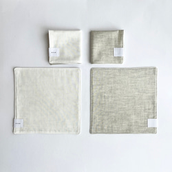 【数量限定】ミニハンカチ_ダブルガーゼ綿100％_選べるカラー3色 5枚目の画像