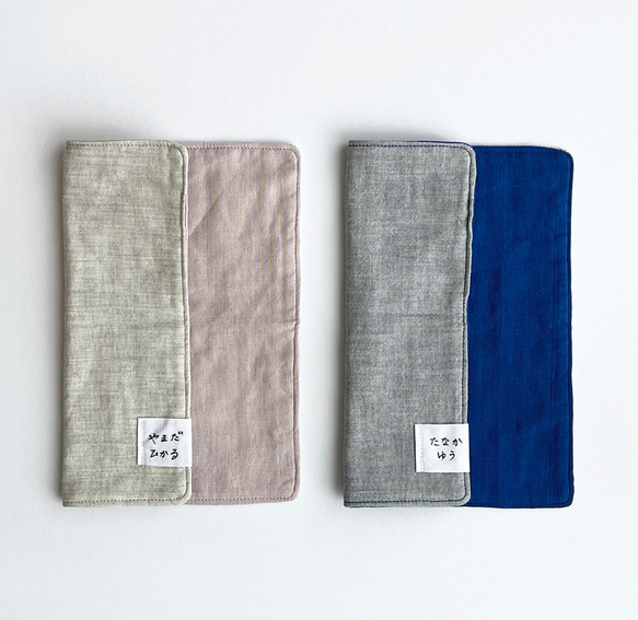 【数量限定】ミニハンカチ_ダブルガーゼ綿100％_選べるカラー3色 8枚目の画像