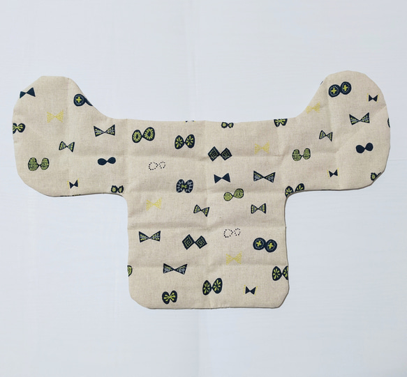 肩首けんこう骨を同時に温める 無農薬玄米カイロ【送料無料】りぼん柄